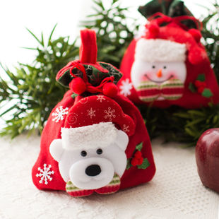 创意圣诞节礼品袋平安夜苹果盒子新款 袋子手提袋 儿童圣诞礼物包装