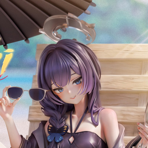 【定金】泳装妃咲1/6迷因手办