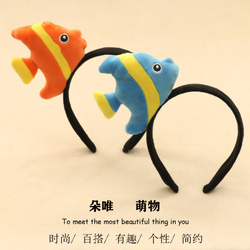 六语发箍毛绒日韩卡通