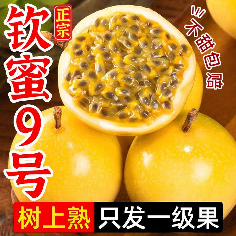 钦蜜9号黄金百香果新鲜水果5斤百香果