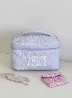 新款绮纹天地盖化妆包出差旅行化妆品收纳包化妆包大容量