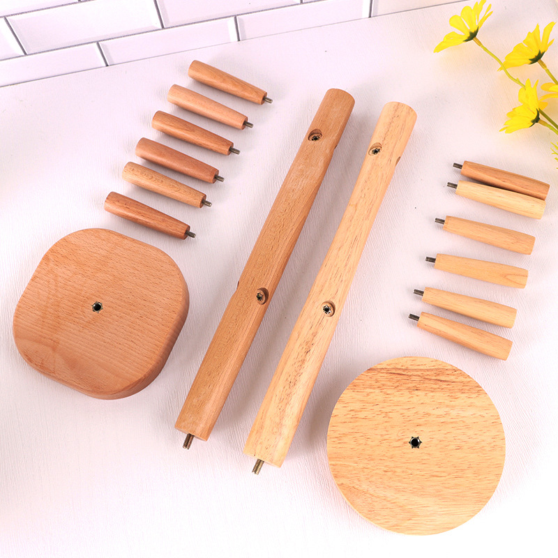 工厂现货六爪马克杯架木质展示架收纳架倒挂杯子架沥水厨房置物架