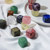 天然水晶原石冰粒冰镇威士忌红酒宝石速冻冰块冰酒石碎石套装 组合