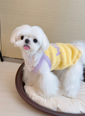 狗狗衣服秋冬款比熊雪纳瑞约克夏马尔济斯泰迪小型犬宠物毛衣保暖