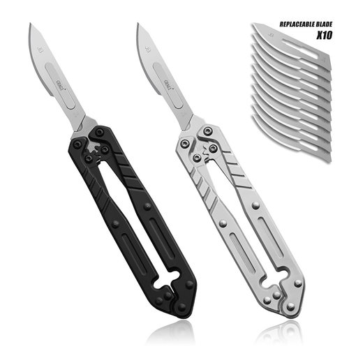 炫酷好玩户外折叠刀小刀轻便耐用美工刀登山野营多功能刀新概念