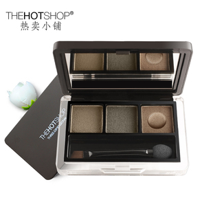 网红爆款热卖小铺土豆泥三色弹热卖小铺弹眉粉眉笔防水不晕染不易