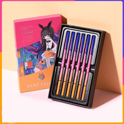 卡奇色彩细芯眉笔6支装防水易上