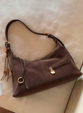 南风Chio2nd 秋香枫林托特包包女款复古松弛感单肩斜挎包通勤大包