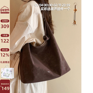 南风Chio2nd 墨玉森林托特包包女款大容量通勤包慵懒松弛感单肩包