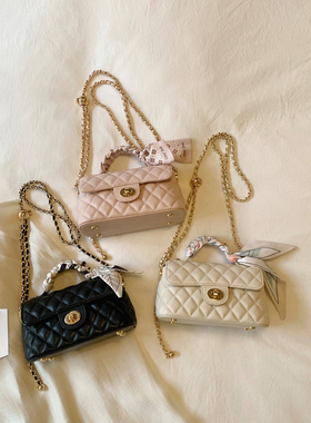 南风Chio2nd 塞纳甜梦小包包女2026新款高级感菱格链条单肩斜挎包