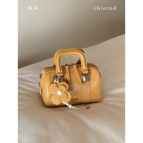 南风Chio2nd姜黄小花波士顿包