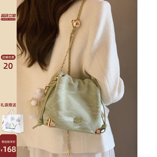 南风Chio2nd 花影云夕水桶包包女式2026新款小众设计师单肩斜挎包
