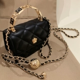 Горный чай, маленькая небольшая сумка, портативная сумка через плечо, в стиле Шанель, 2023, изысканный стиль