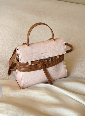 南风Chio2nd  樱花轻舞双肩包包女生浅粉色手提包单肩斜挎小背包