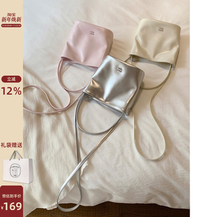 南风Chio2nd 苏打气泡真皮牛皮水桶包包女秋冬洋气小包手提斜挎包