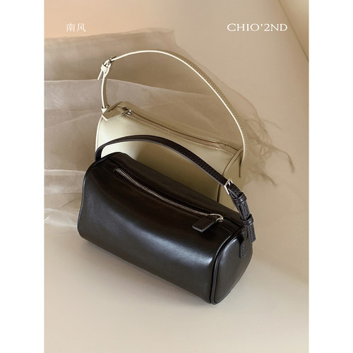 南风Chio2nd牛皮ro～w风笔筒包