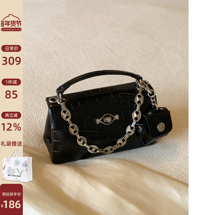 南风Chio2nd 仲秋舞会手提包包女式2025新款黑色手提包单肩斜挎包