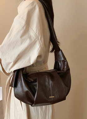 南风Chio2nd 浓巧可可腋下包包女褶皱休闲松弛感hobo包单肩斜挎包