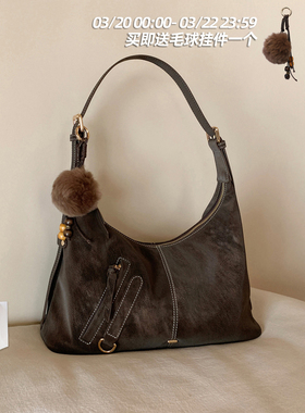 南风Chio2nd 秋旅摩卡托特包包女斜挎包简约百搭大气单肩腋下包