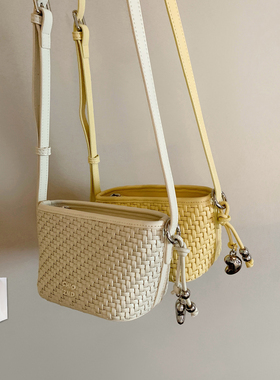 南风Chio2nd 元气马赛托特包女秋冬小众迷你编织包海边单肩斜挎包