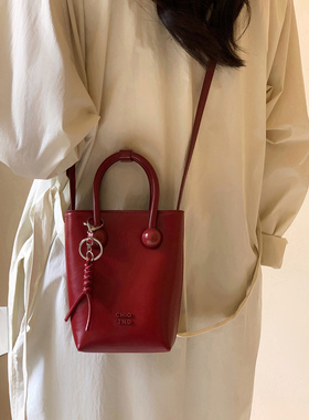 南风Chio2nd 真皮浪漫手机包包女2026新款秋冬手提包小拎包斜挎包