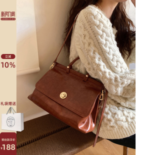 南风Chio2nd 大气手提包高级感通勤斜挎包 往事邮差包包女2026新款