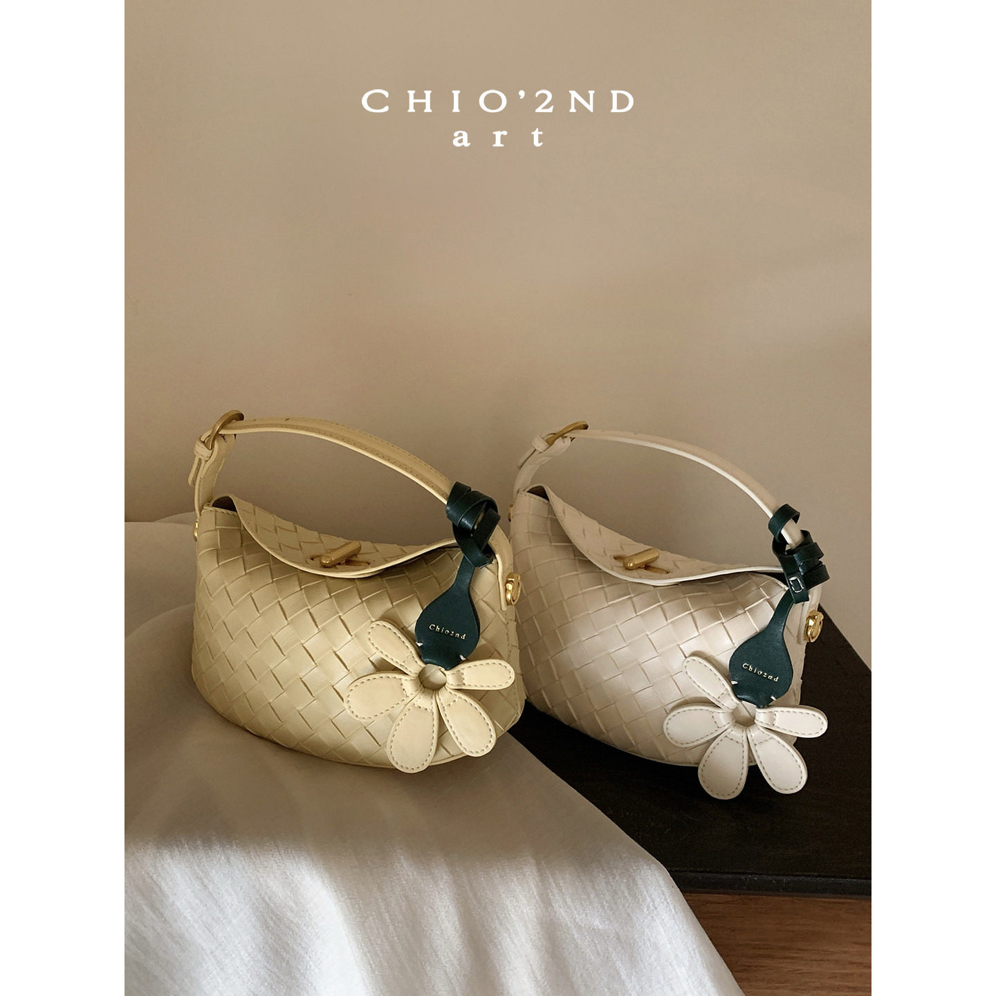 南风Chio2nd编织压印冰湖包图片