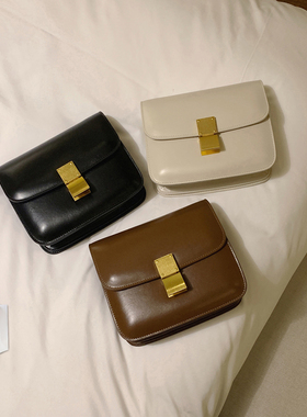 南风高奢定制款豆腐包包女秋冬日常通勤百搭小方包简约单肩斜挎包