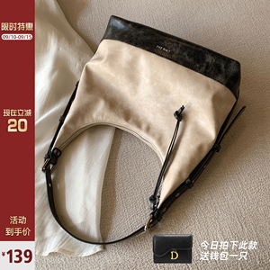 南风Chio2nd 独行沙丘托特包2023新款大容量包包女休闲复古单肩包