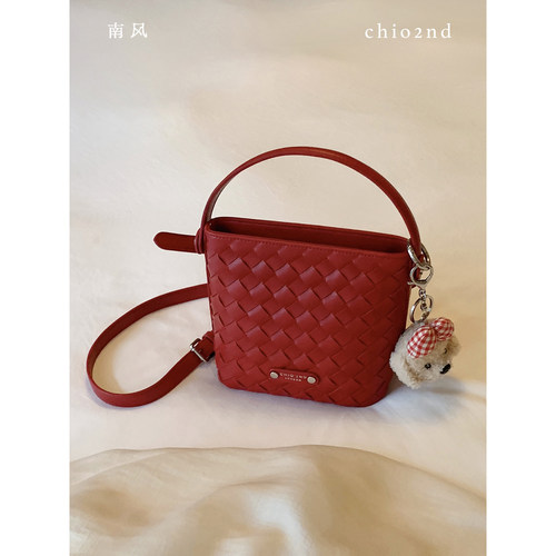 Chio2nd炎夏织梦手提编织小包