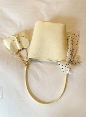 南风Chio2nd 美丽时光托特包包女秋冬小众手提单肩包送小象零钱包