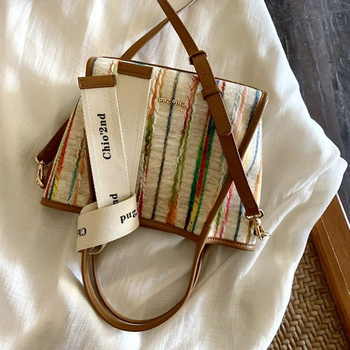 Радужная портативная сумка на одно плечо, в западном стиле