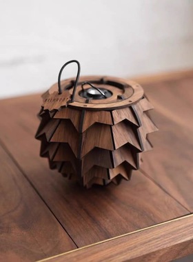 BELKROOT同款GOALZERO黑胡桃木松果灯罩适配goalzero灯户外露营灯