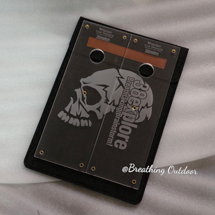 户外露营多功能IGT单元板亚克力发光桌板灯罩便捷野营骷髅头左右