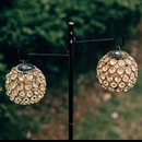 户夕卜 GZ露营灯灯罩水晶球灯笼帐篷灯LED灯光影水晶灯罩配件氛围