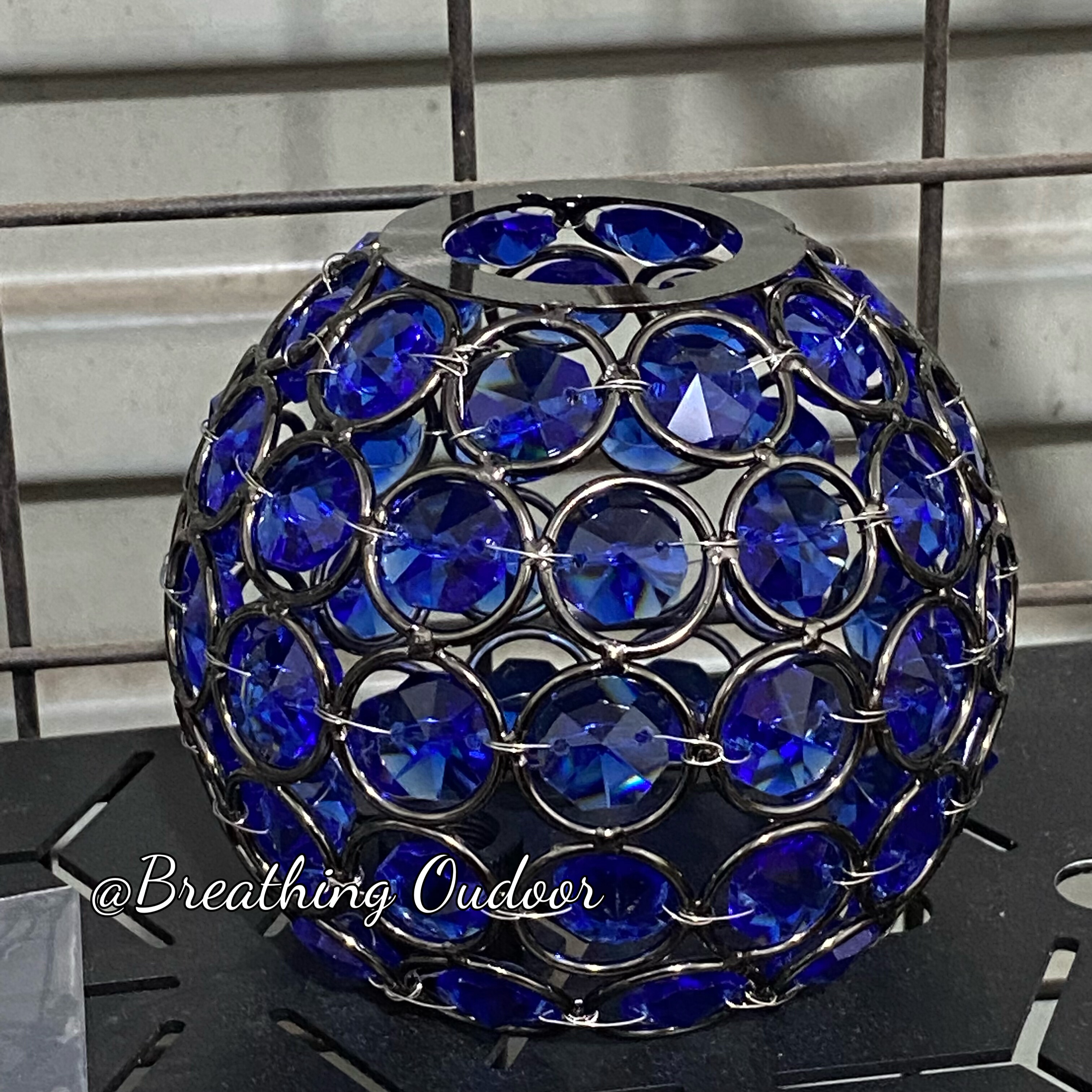 户外露营灯水晶球灯笼帐篷LED灯光影水晶GZ灯灯罩38灯配件氛围