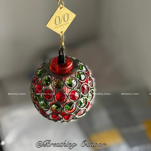 新款户外水晶球灯罩 露营氛围适配Goal Zero 38explore灯笼圣诞款