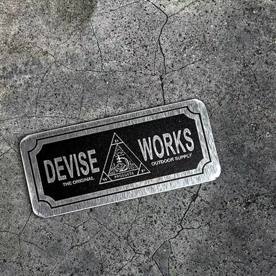 军事风格铝制标签户外露营