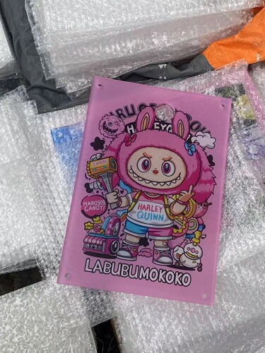 拓展一单元板亚克力发光桌板gZ灯配件户外战术桌子拉卜卡通粉色