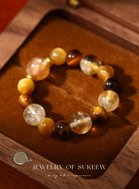 SUKEEW/酥可 「鎏金之河」新中式珠珠气质晶晶时尚轻奢优雅戒指女