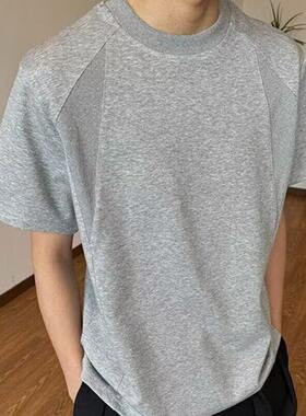 男人干活穿的衣服圆领t恤