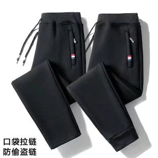 裤子男士韩版潮流束脚卫裤春秋冬季宽松运动男生百搭直筒休闲长裤