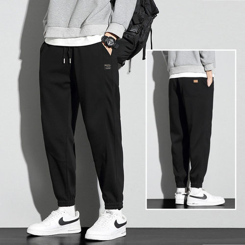 束脚哈伦休闲加绒卫裤