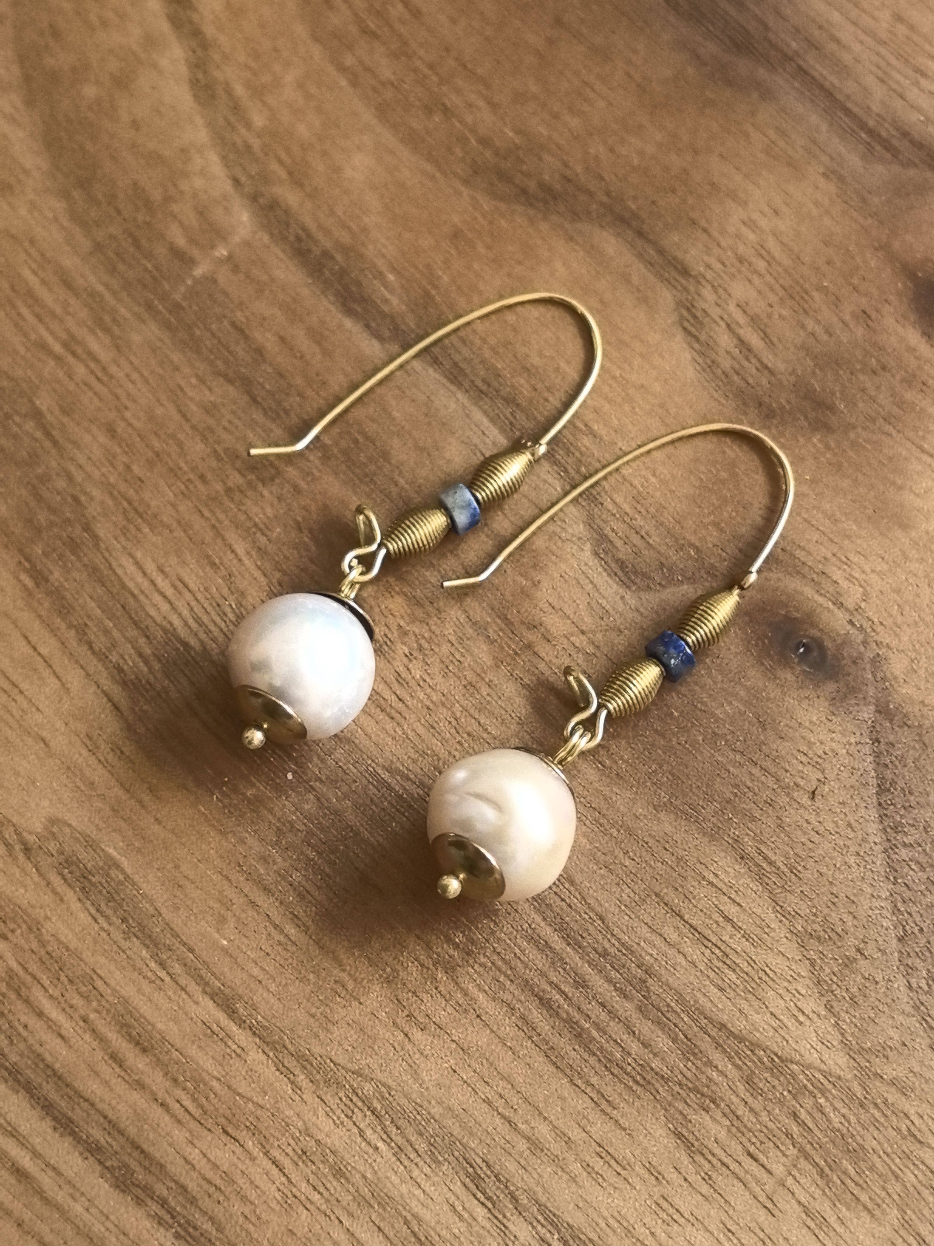 复古即时尚原创手作天然淡水珍珠耳饰耳钩福利一口价39,饰品/流行首饰/时尚饰品新,耳环,淘宝优惠券,粉丝福利购,淘宝优惠卷