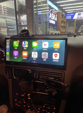 阿尔派AX709大屏导航奥迪Q512.3寸导航一体机超强音效无线carplay