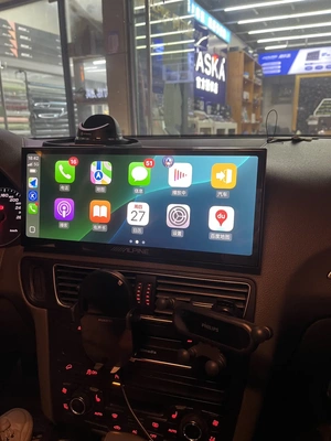 阿尔派AX709大屏导航奥迪Q512.3寸导航一体机超强音效无线carplay