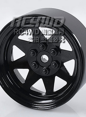 RC4WD 6螺母 2.2.金属夹胎轮毂 黑色款 (Z-W0190)