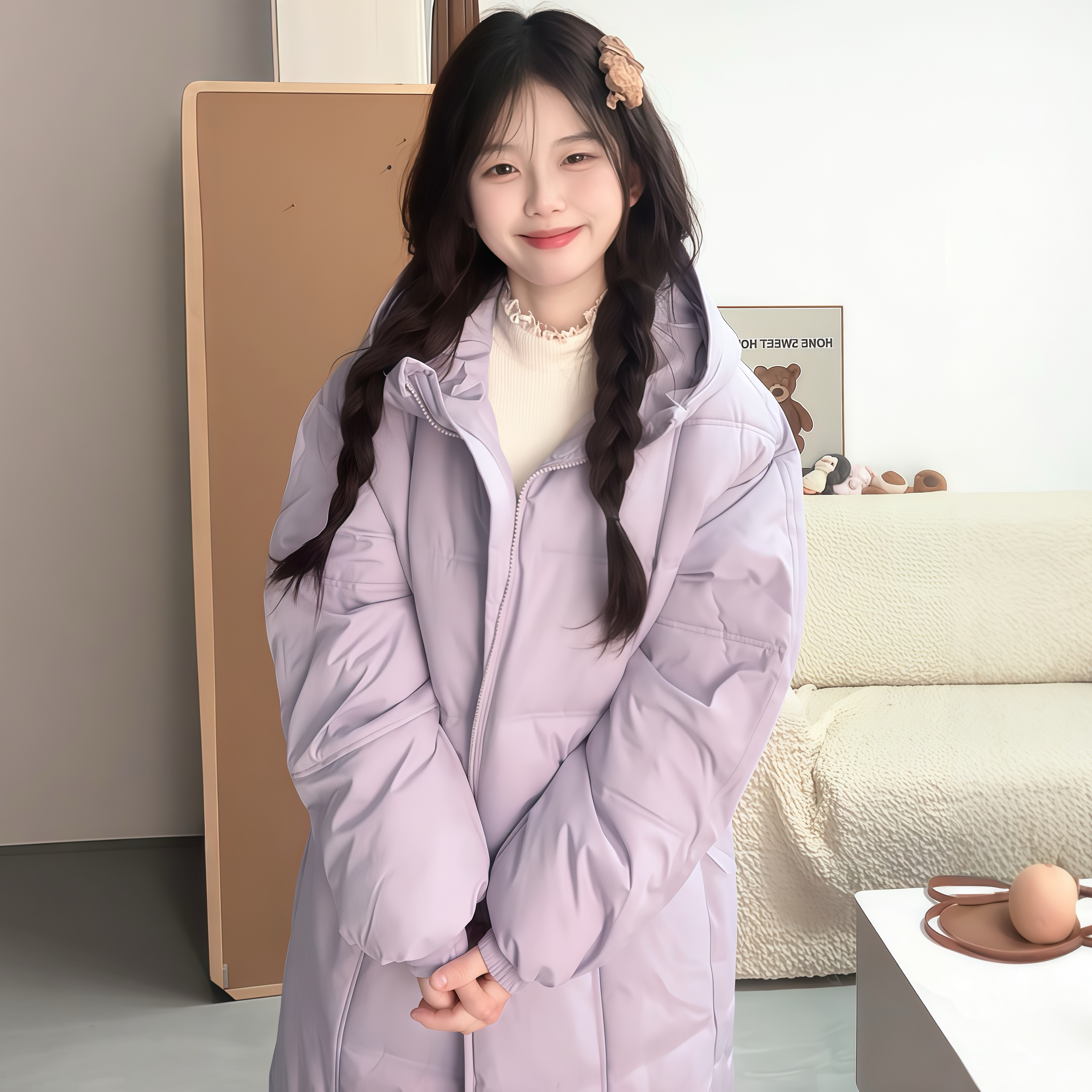 5G入冬！我就这样穿超好看棉服