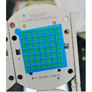led投光灯灯芯工矿灯维修配件光源贴片灯板3030飞利浦普瑞50w