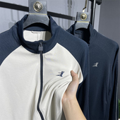 立领刺绣针织长袖 京系列减标款 夹克外套 新款 男士 线下399 春季